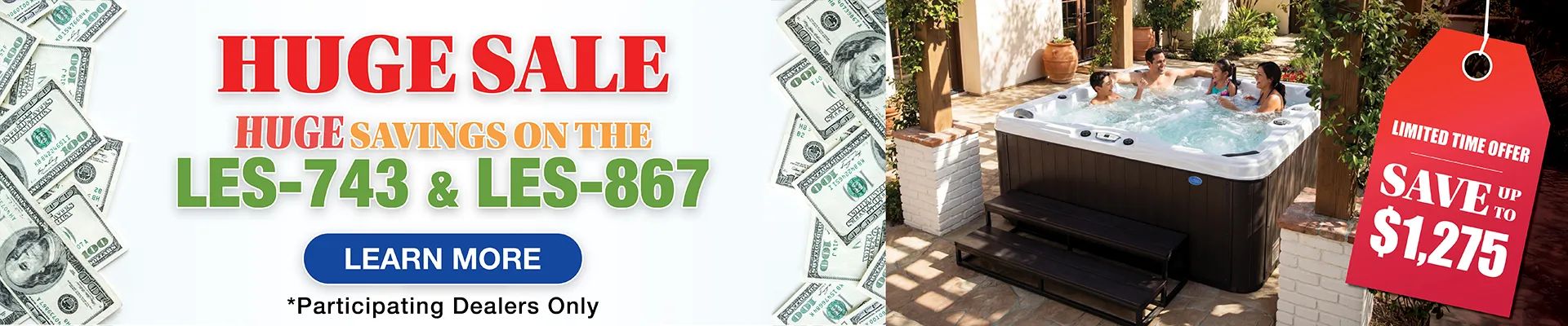 Calspas hot tub being used in a family setting - Jarvisburg